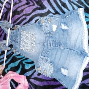 Jordache girls jean overalls